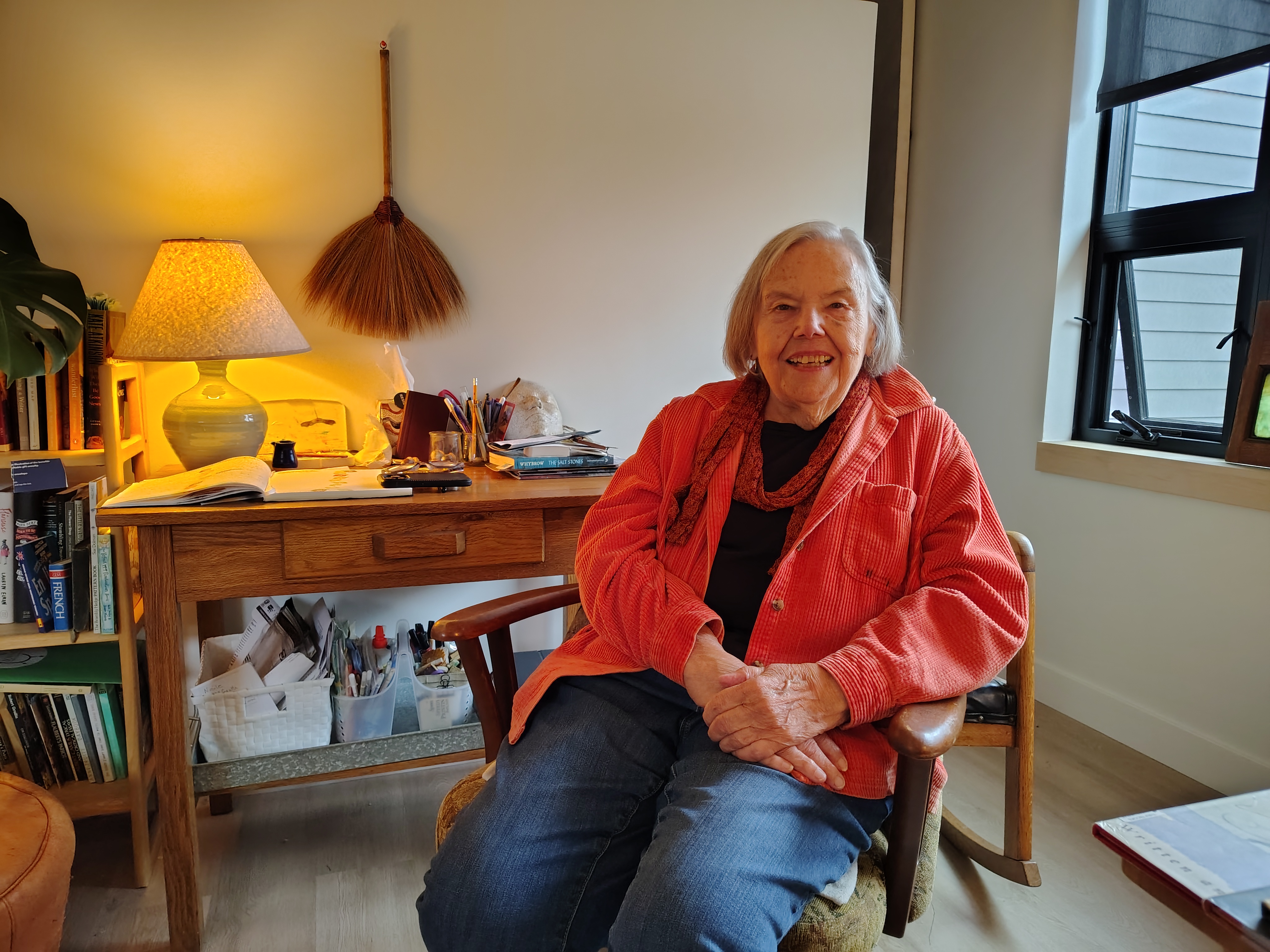 Image of Ann in her apartment at Marsh House